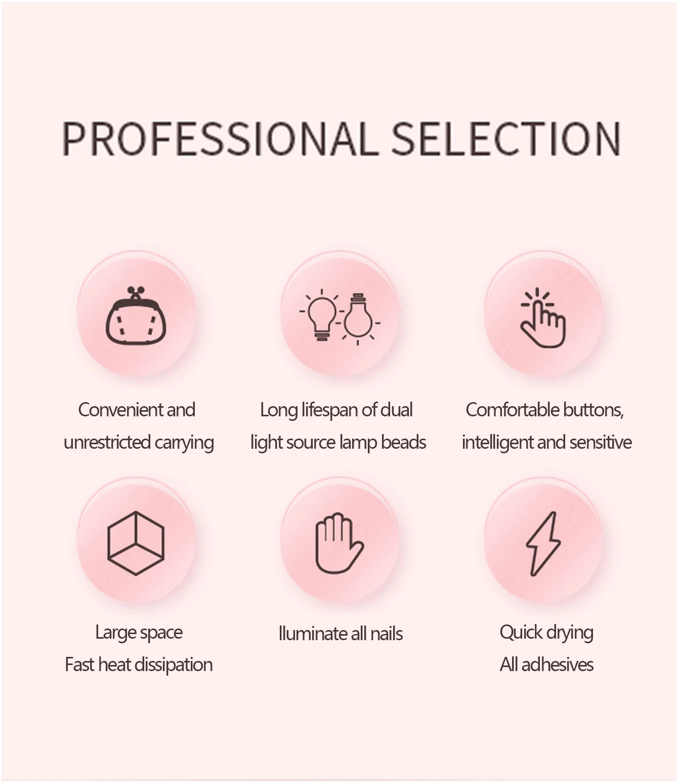 LED Nail Lamp Half Moon Beauty and Brightening Beauty Salon Desktop Lamp Eyelash Beauty Makeup Eye Care Nail Art Special Lights