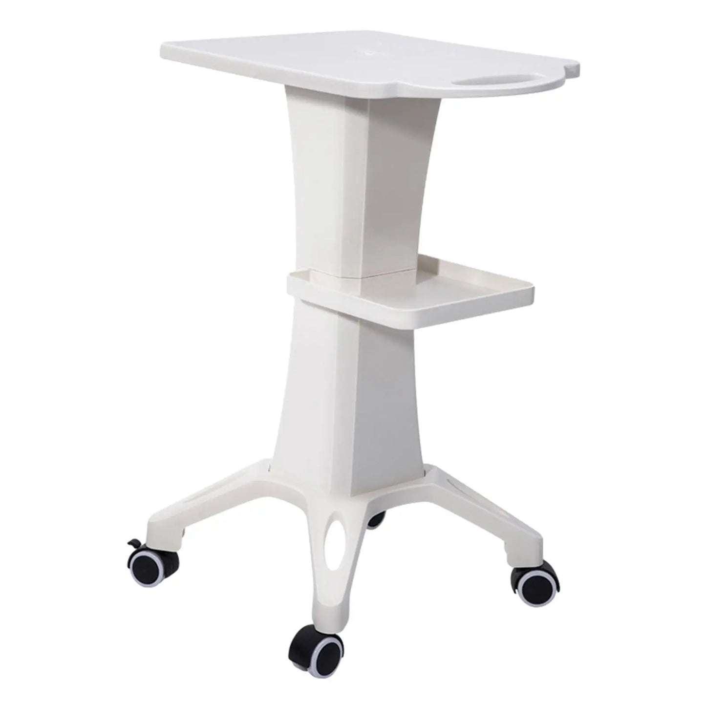 Beauty Salon Trolley Cart Beauty Instrument Storage Tray 2 Tiers SPA Beauty Equipment Maintenance Cart Rack for Barber Shops