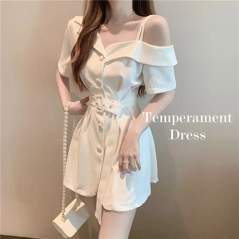 Dresses for Women 2024 Silk Clothes Formal Occasion Blazer Woman Dress Satin Chiffon Mini Short Sensual Sexy One-piece New In X
