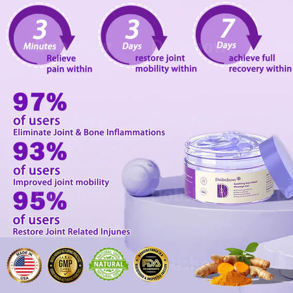 Joint Pain Treatment Gel – Turmeric Extract&Emu Oil 👨‍⚕️New research results