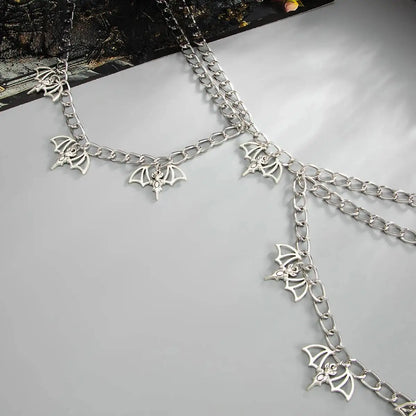 Gothic Multi-Layer Metal Belly Waist Chain