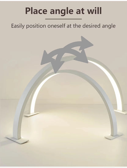 LED Nail Lamp Half Moon Beauty and Brightening Beauty Salon Desktop Lamp Eyelash Beauty Makeup Eye Care Nail Art Special Lights