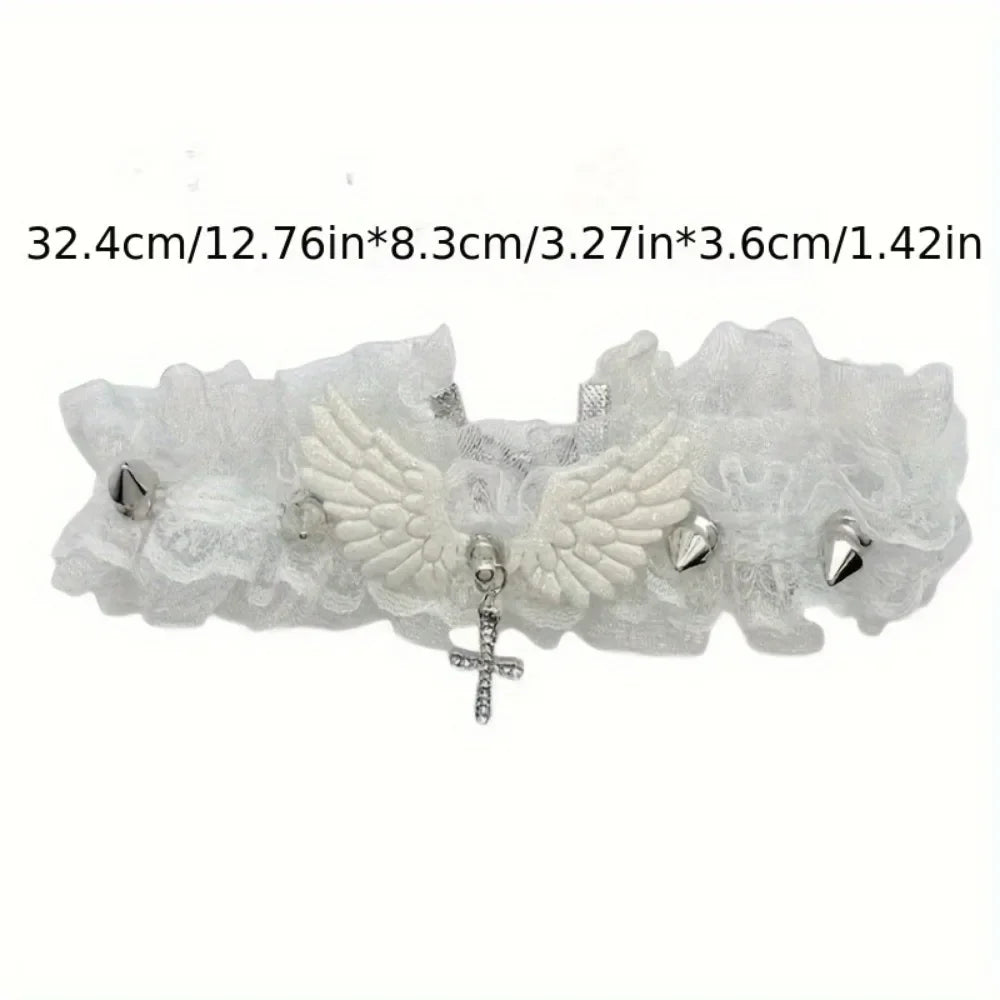 Gothic Punk Adjustable Clavicle Collar Necklace