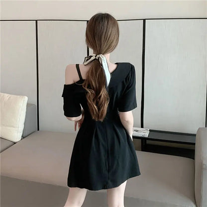 Dresses for Women 2024 Silk Clothes Formal Occasion Blazer Woman Dress Satin Chiffon Mini Short Sensual Sexy One-piece New In X